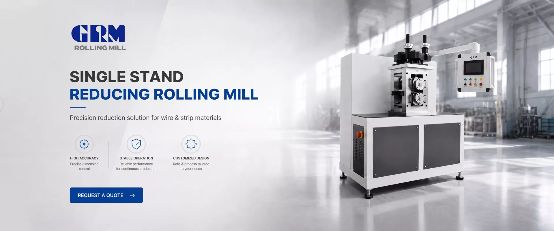 Kína Flat Wire Rolling Mills Framleiðandi